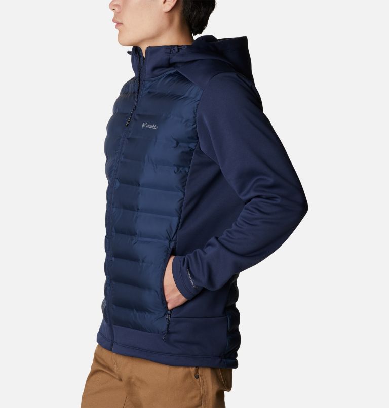 Men's Out-Shield Insulated Full Zip Hoodie, Color: Collegiate Navy, image 3