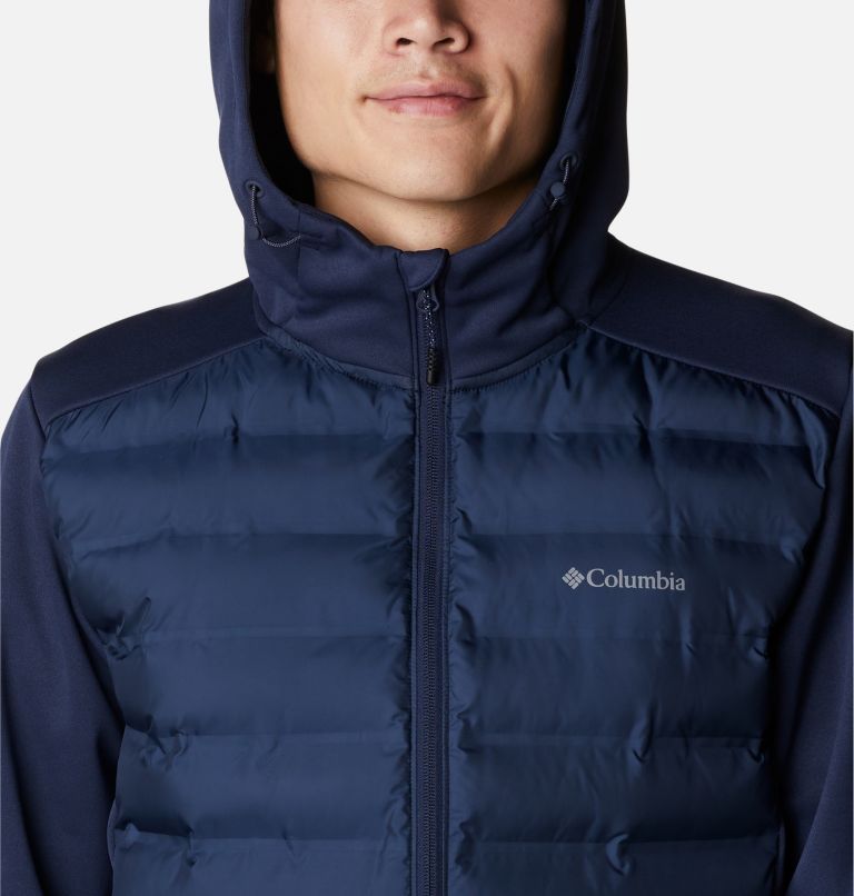 Men's Out-Shield Insulated Full Zip Hoodie, Color: Collegiate Navy, image 4