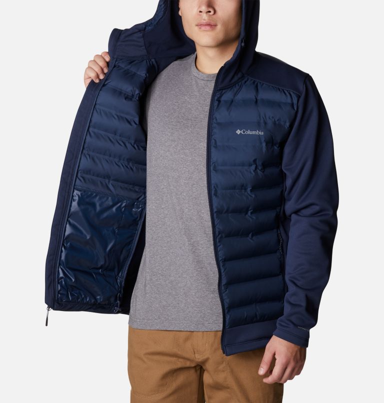 Men's Out-Shield Insulated Full Zip Hoodie, Color: Collegiate Navy, image 5