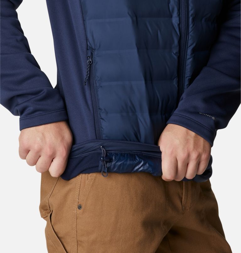 Men's Out-Shield Insulated Full Zip Hoodie, Color: Collegiate Navy, image 6
