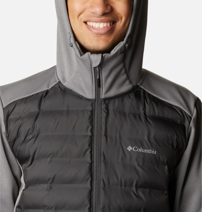 Out-Shield Insulated Full Zip Hoodie | 023 | XXL, Color: City Grey, Shark, image 4