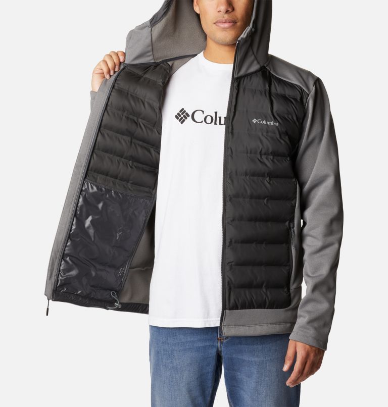Out-Shield Insulated Full Zip Hoodie | 023 | XXL, Color: City Grey, Shark, image 5