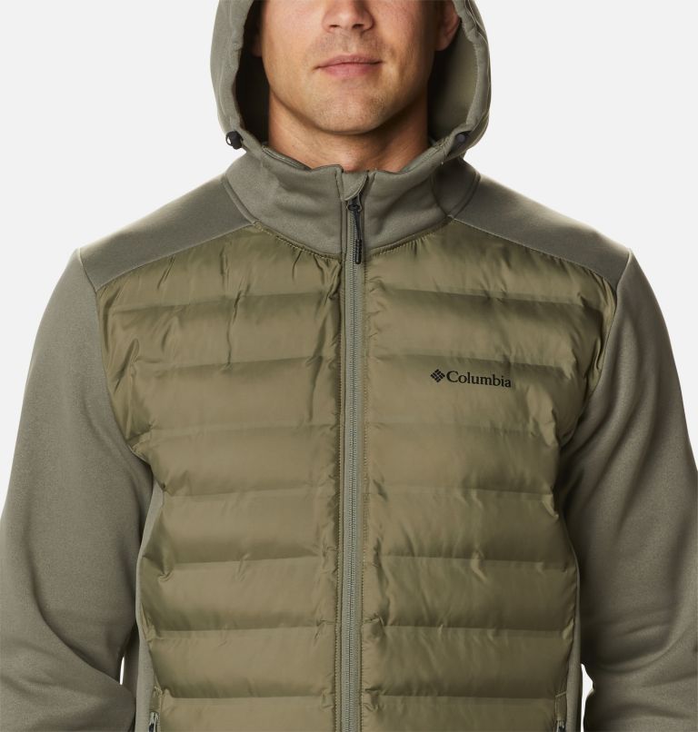 Out-Shield Insulated Full Zip Hoodie | 397 | XXL, Color: Stone Green, image 4