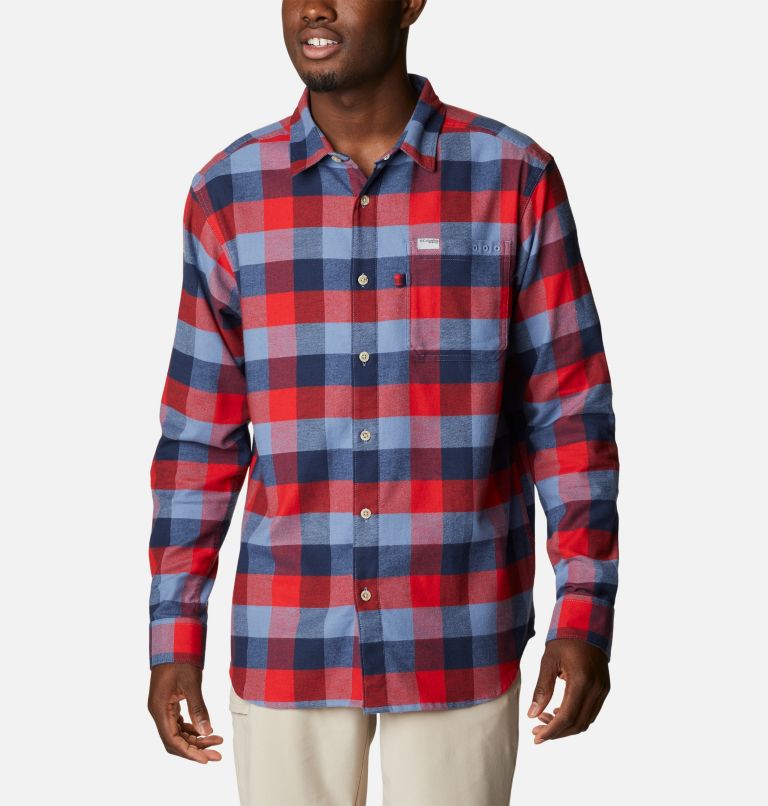 Men's PFG Slack Tide™ Flannel Long Sleeve Shirt | Columbia Sportswear