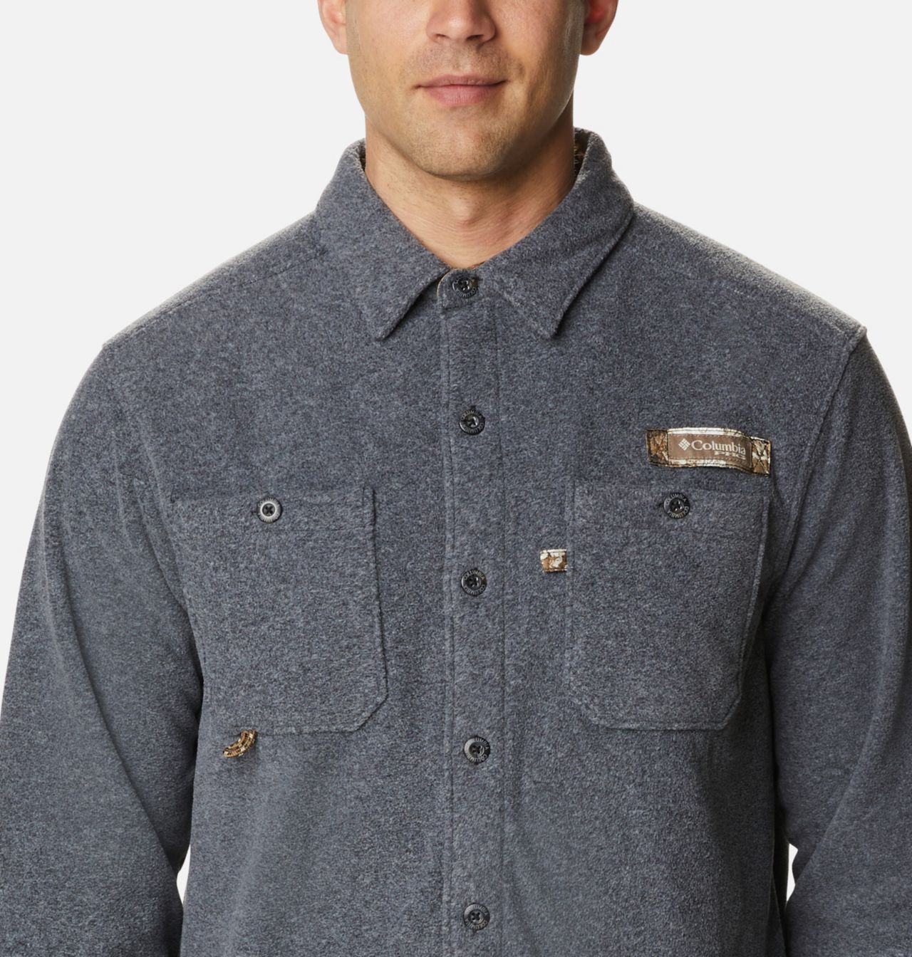 Men's PHG Bucktail™ Fleece Over Shirt 4