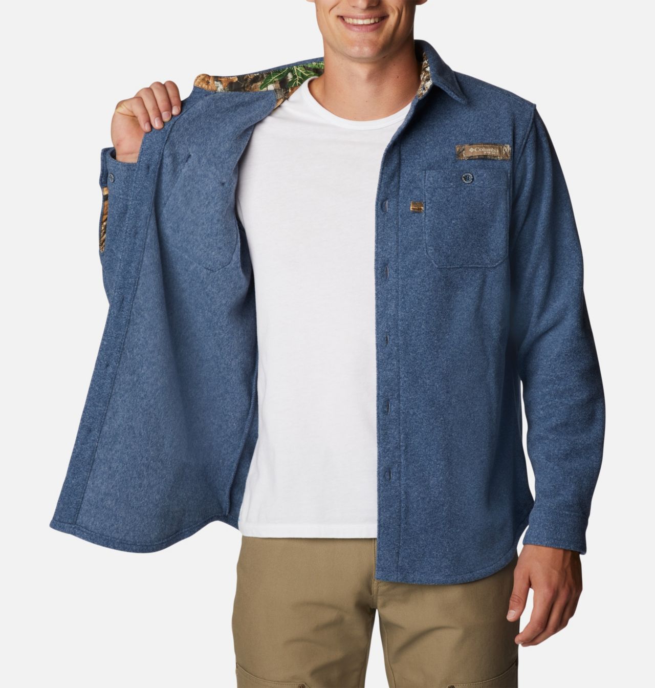 Men's PHG Bucktail™ Fleece Over Shirt 6
