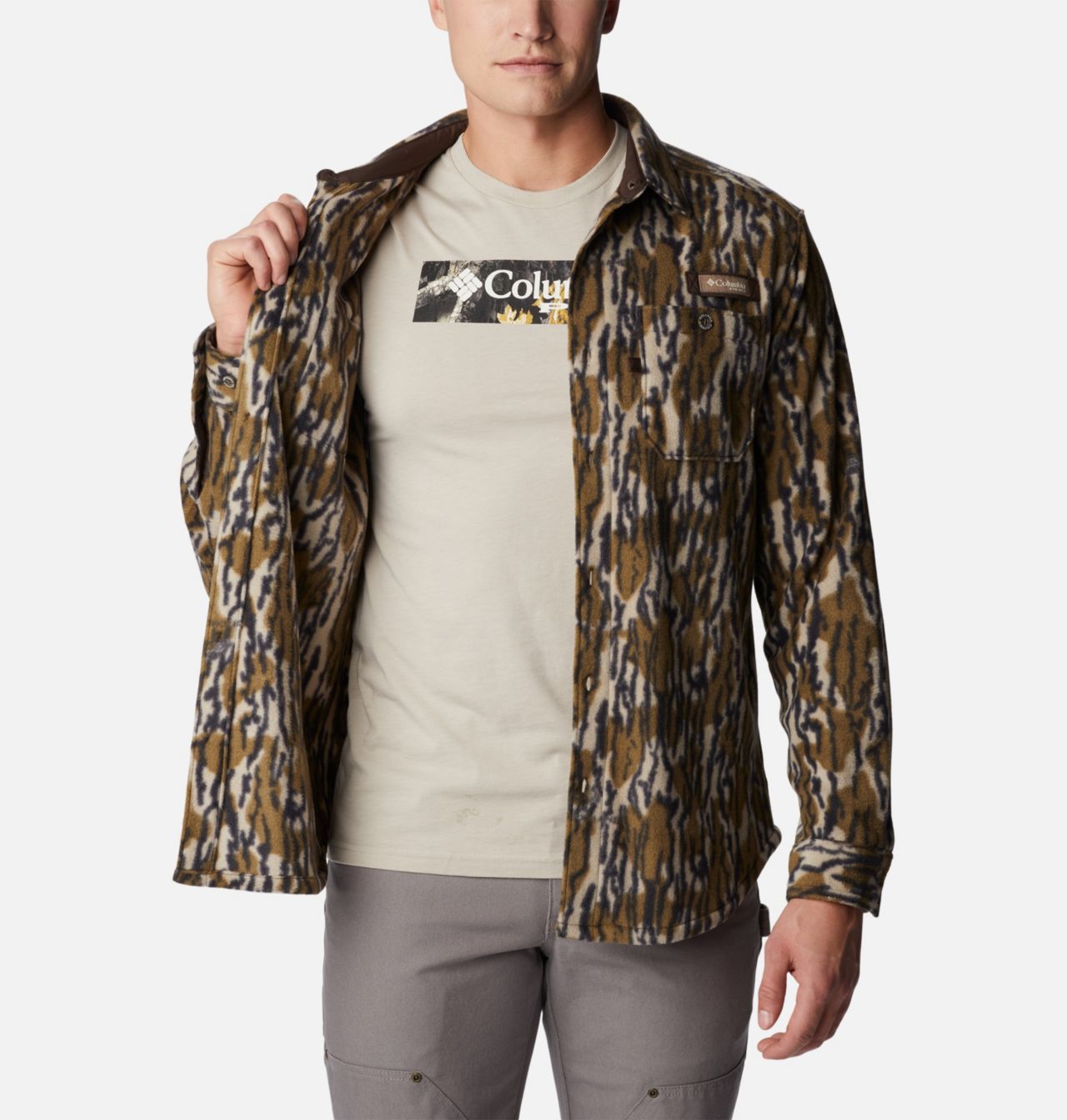 Men's PHG Bucktail™ Fleece Over Shirt 5