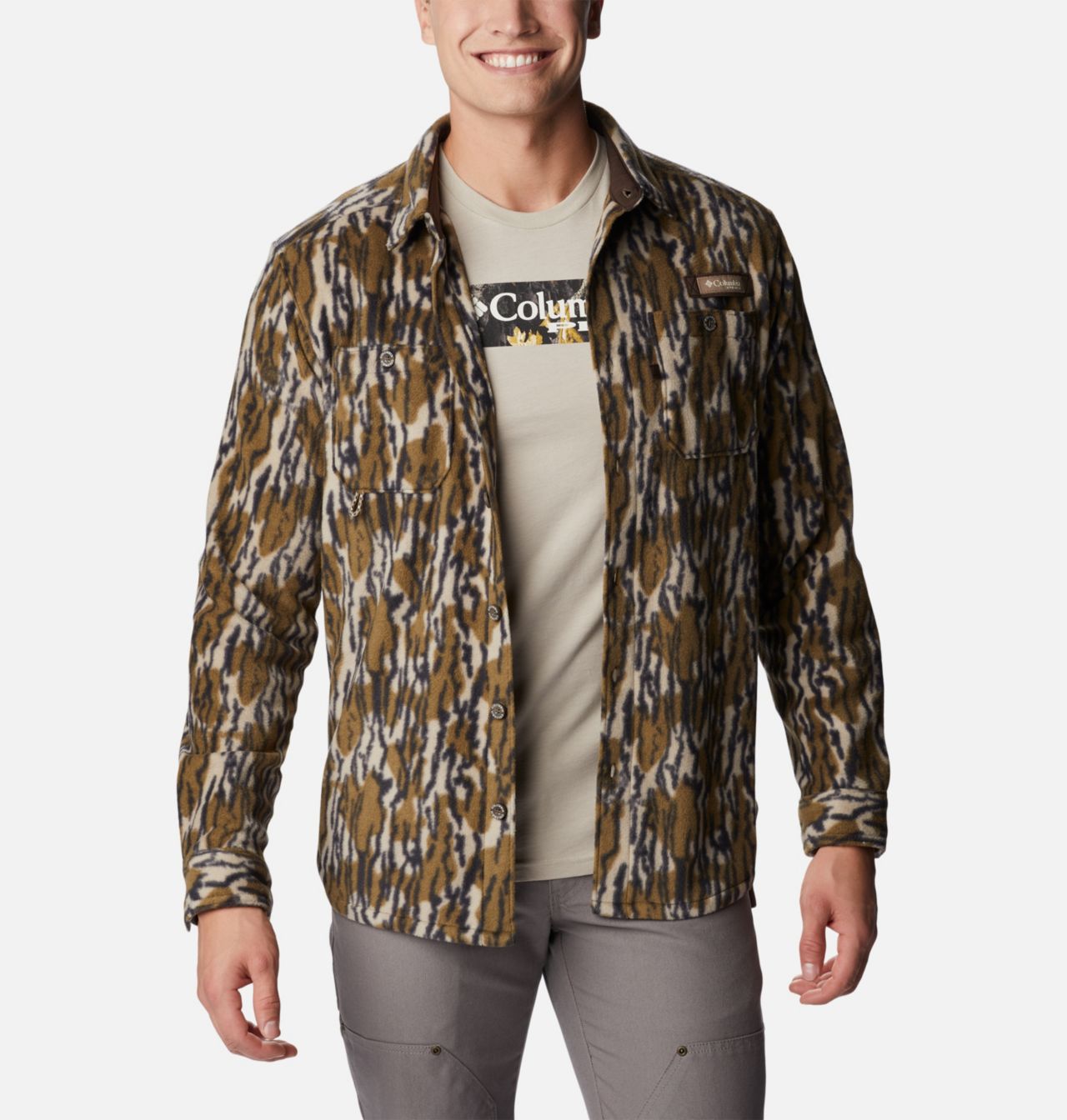 Men's PHG Bucktail™ Fleece Over Shirt 7