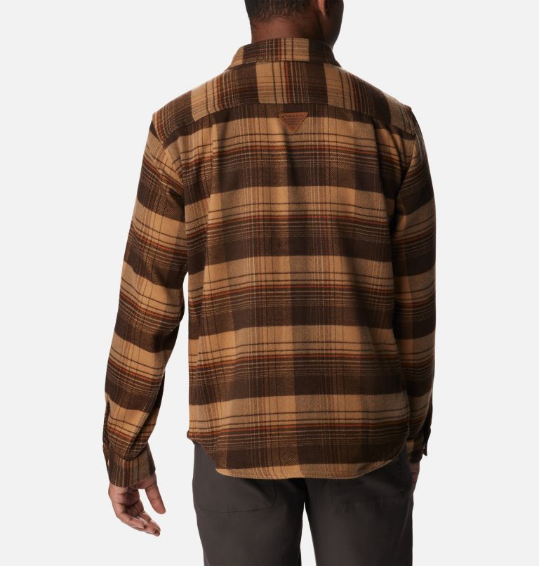 Men's Roughtail Field Heavyweight Flannel Shirt, Color: Cordovan Gallatin Decoy Tartan, image 2