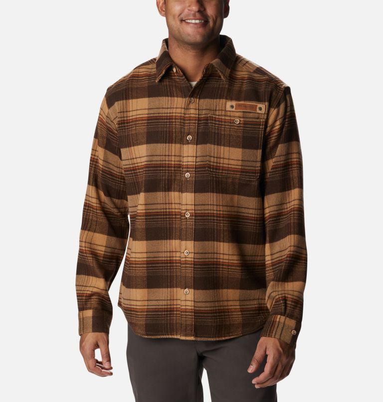 Men's Roughtail Field Heavyweight Flannel Shirt, Color: Cordovan Gallatin Decoy Tartan, image 1