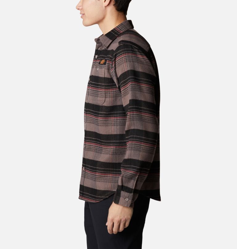 Men's Roughtail HW Field Flannel Shirt, Color: Iron Gallatin Decoy Tartan, image 3