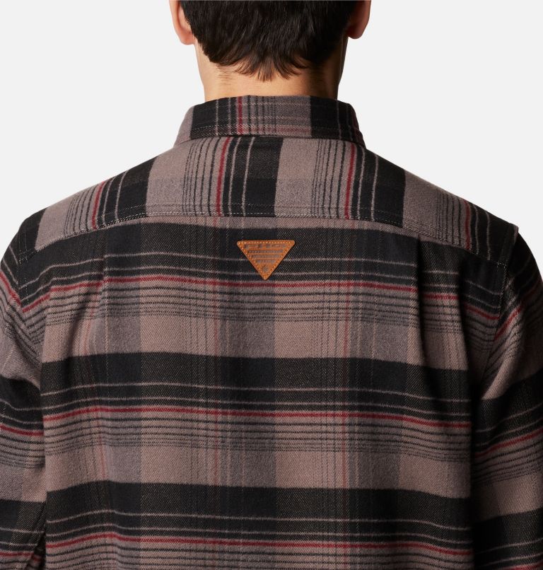 Thumbnail: Men's Roughtail HW Field Flannel Shirt, Color: Iron Gallatin Decoy Tartan, image 5
