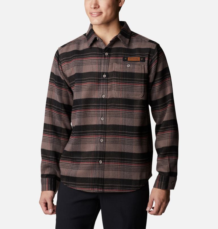 Thumbnail: Men's Roughtail HW Field Flannel Shirt, Color: Iron Gallatin Decoy Tartan, image 1