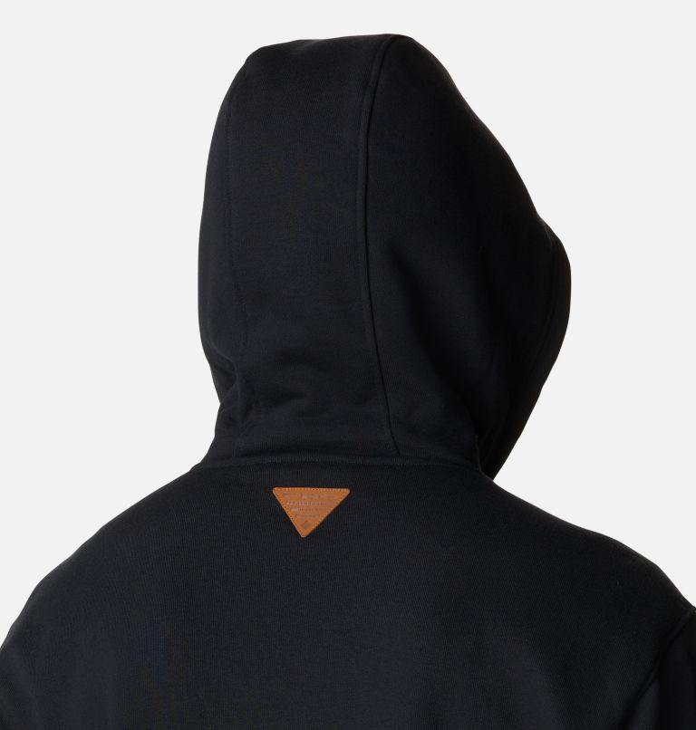Thumbnail: Men's Roughtail Sherpa Lined Field Hoodie, Color: Black, Flax, image 6