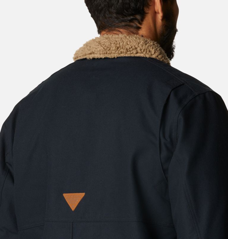 Manteau doublé de Sherpa Roughtail pour homme, Color: Black, Flax, image 6