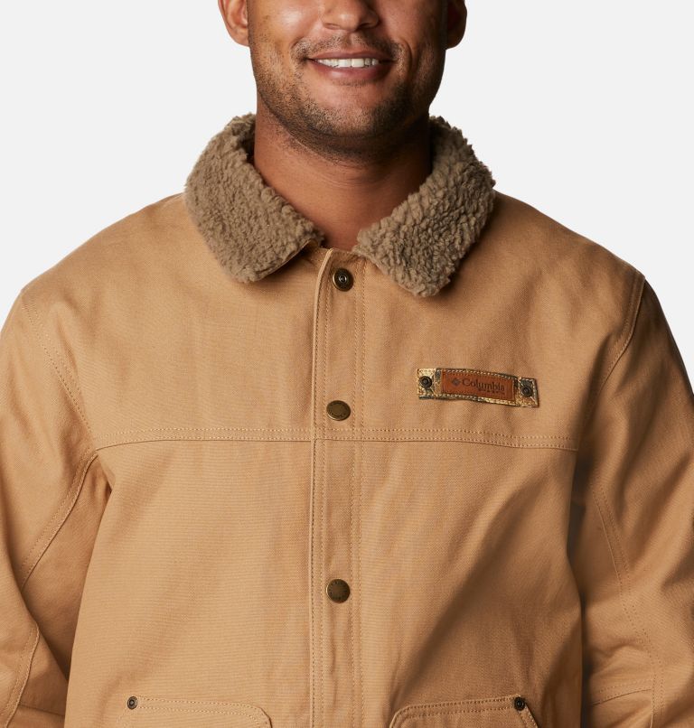 Thumbnail: Men's PHG Roughtail Sherpa Lined Field Jacket, Color: Sahara, Flax, image 4