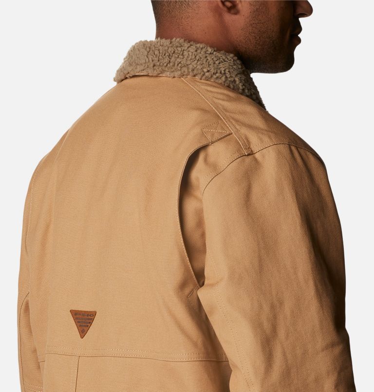 Thumbnail: Men's PHG Roughtail Sherpa Lined Field Jacket, Color: Sahara, Flax, image 5
