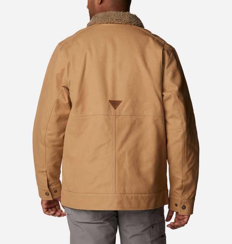 Thumbnail: Men's PHG Roughtail Sherpa Lined Field Jacket, Color: Sahara, Flax, image 2