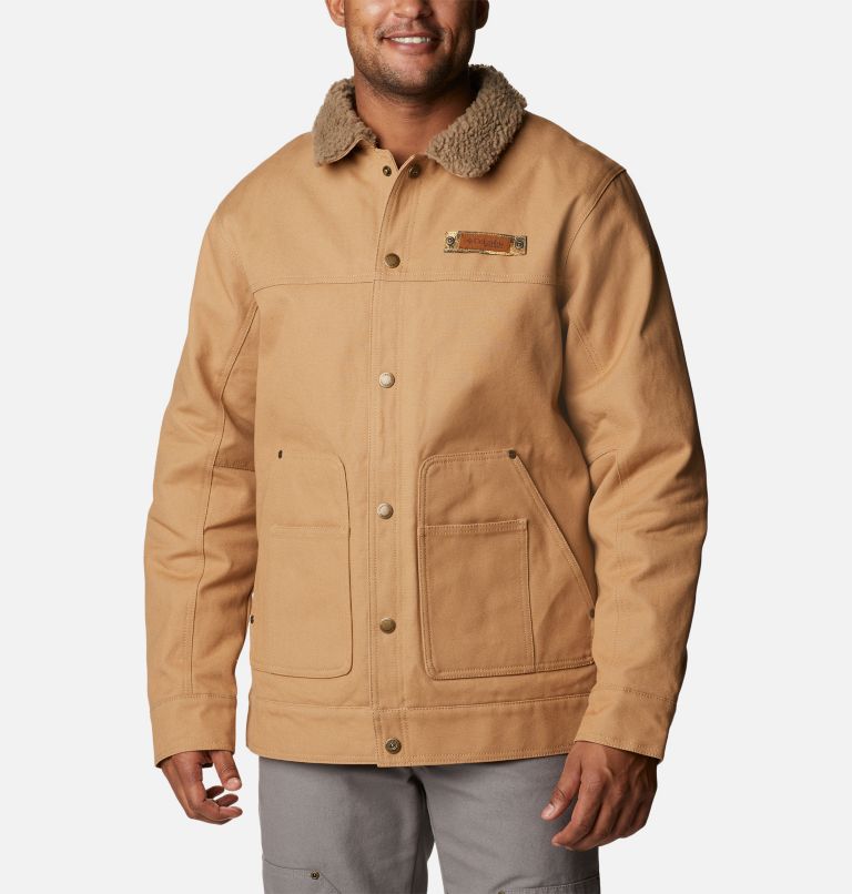 Men's PHG Roughtail Sherpa Lined Field Jacket, Color: Sahara, Flax, image 1