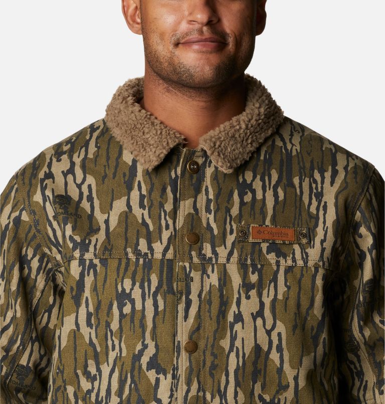 Men's PHG Roughtail Sherpa Lined Field Jacket, Color: Mossy Oak Bottomland, image 4