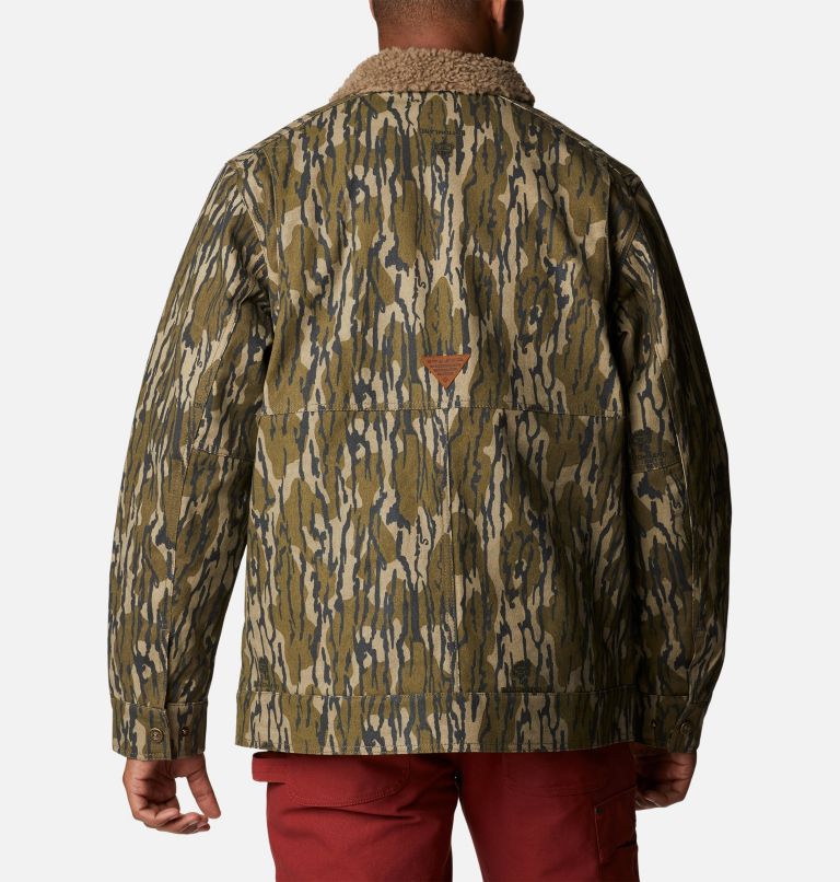 Thumbnail: Men's PHG Roughtail Sherpa Lined Field Jacket, Color: Mossy Oak Bottomland, image 2