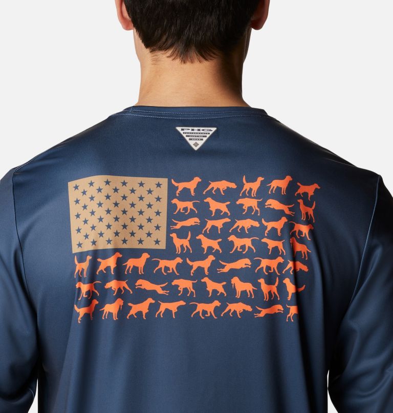 Big and Tall Graphic Tees - American Flag USA Outdoor Fishing Shirts for Men  