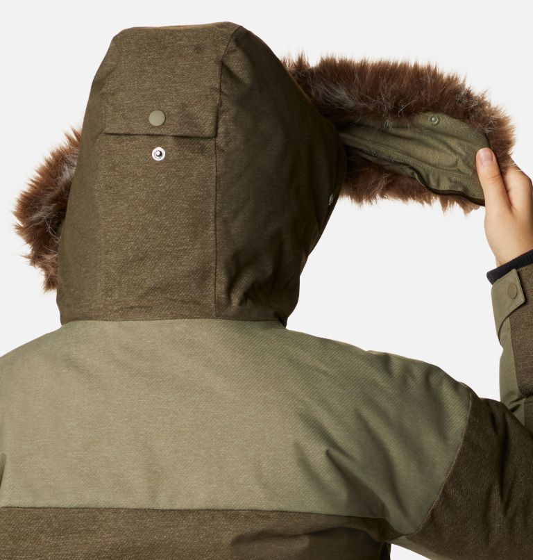 Mount Si Down Parka | 398 | L, Color: Stone Green, Olive Green, image 6
