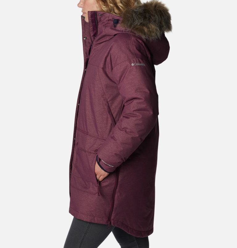 Women's Mount Si Omni-Heat Infinity Down Parka, Color: Marionberry, image 3