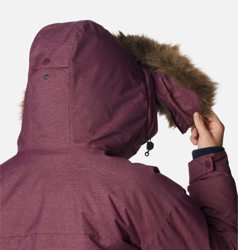 Thumbnail: Women's Mount Si Omni-Heat Infinity Down Parka, Color: Marionberry, image 7