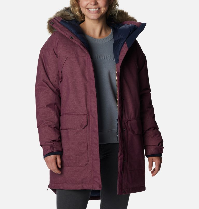Women's Mount Si Omni-Heat Infinity Down Parka, Color: Marionberry, image 10