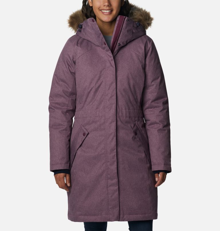 Women's Juniper Ridge Omni-Heat Infinity Down Parka, Color: Marionberry, image 1