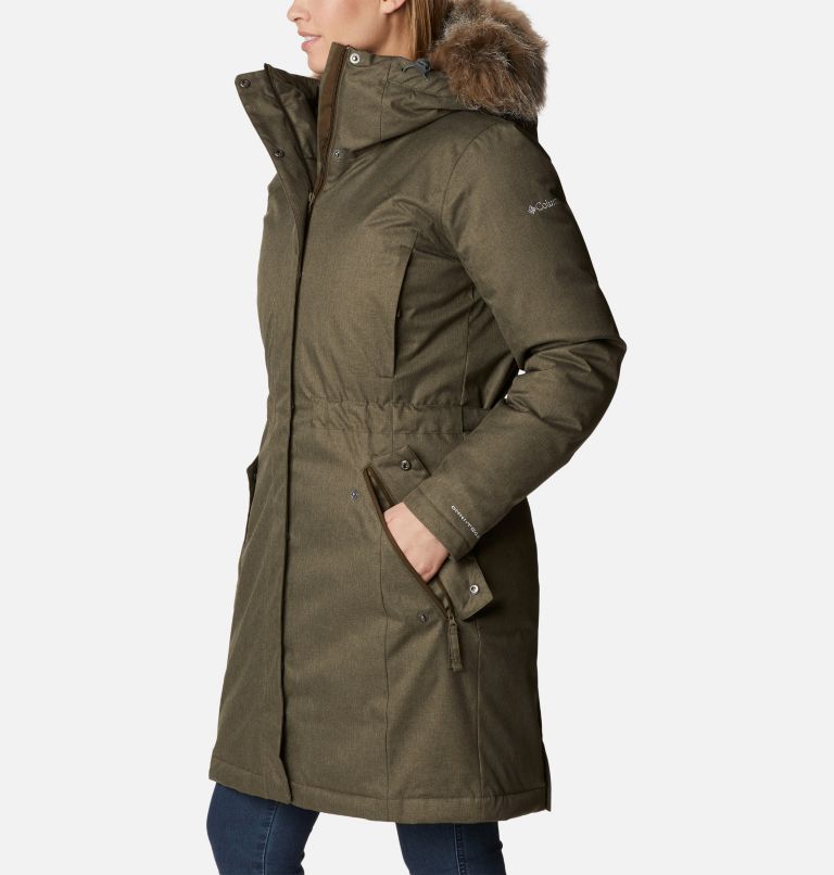 Columbia - Women's Juniper Ridge Down Parka - Abrigo - Olive Green | XS