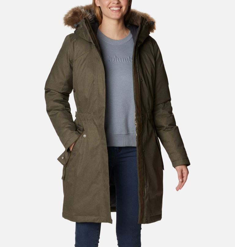 Womens down sale waterproof parka