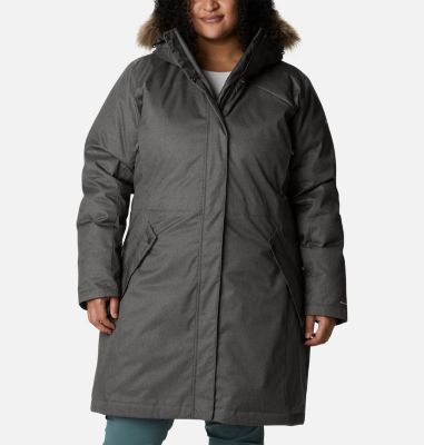 Columbia plus size 2025 long coats