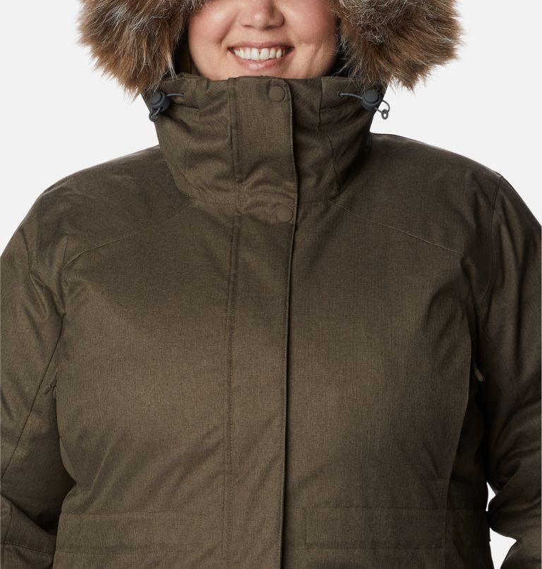 Women's Juniper Ridge Down Parka - Plus Size, Color: Olive Green, image 4
