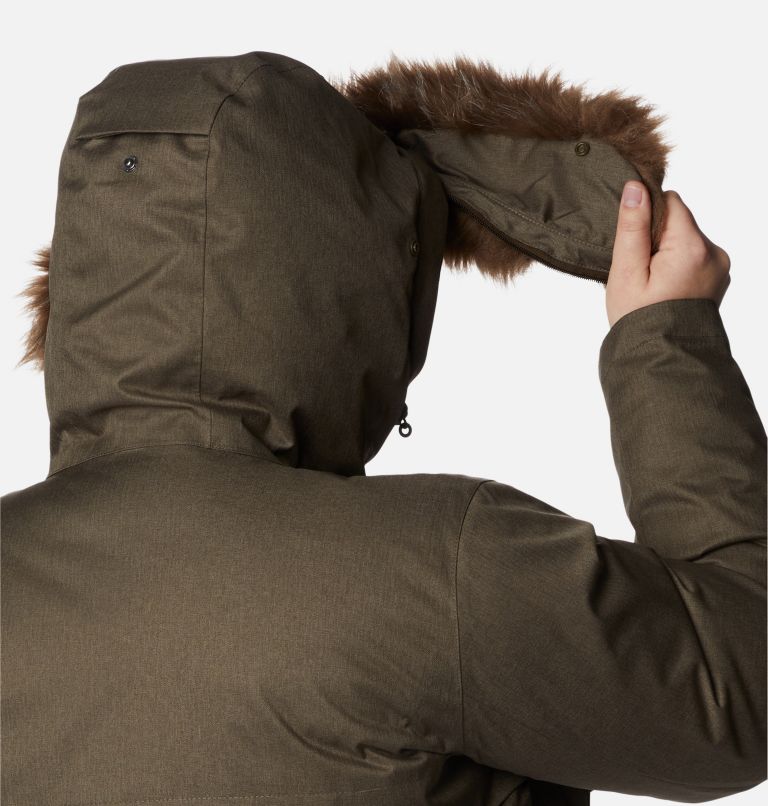 Women's Juniper Ridge Down Parka - Plus Size, Color: Olive Green, image 7