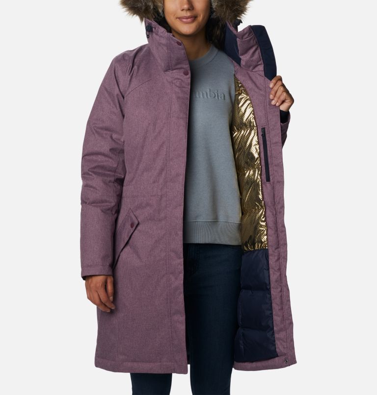 Women's Juniper Ridge Omni-Heat Infinity Down Parka - Plus Size, Color: Marionberry, image 5