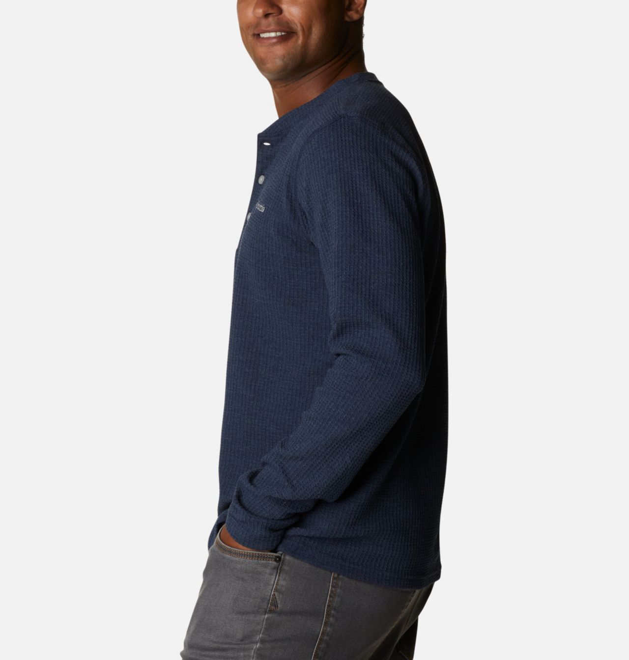 Pine Peak™ Waffle Long Sleeve Henley | 464 | M 3