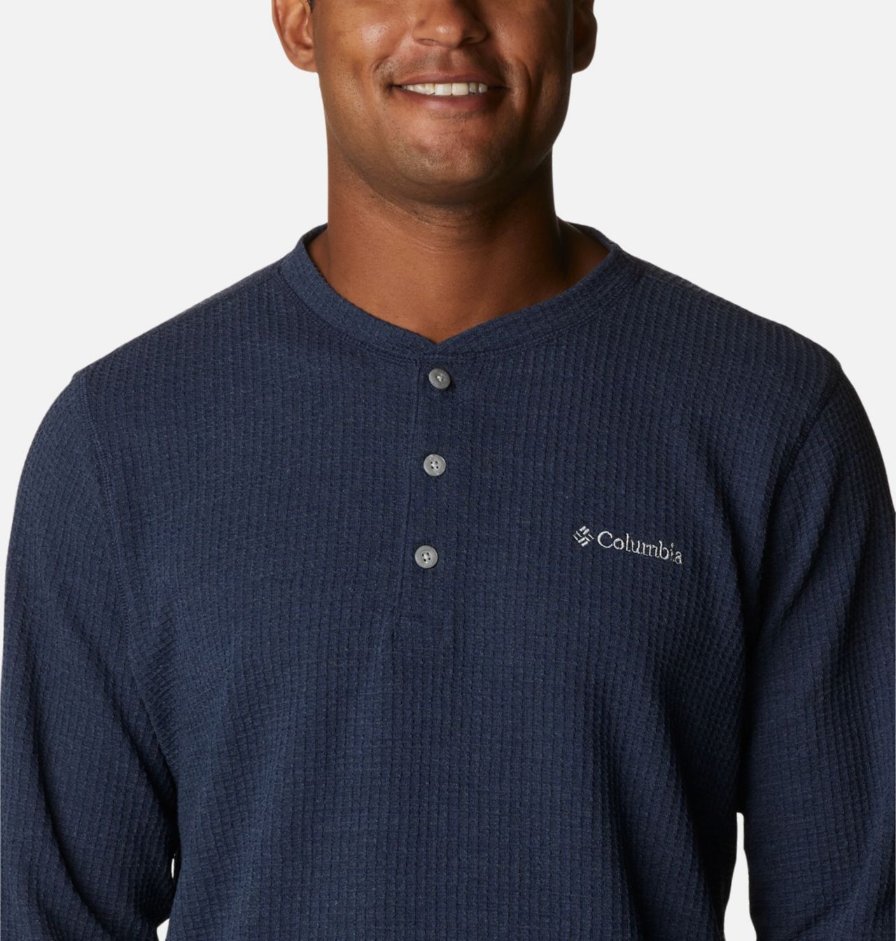 Pine Peak™ Waffle Long Sleeve Henley | 464 | M 4