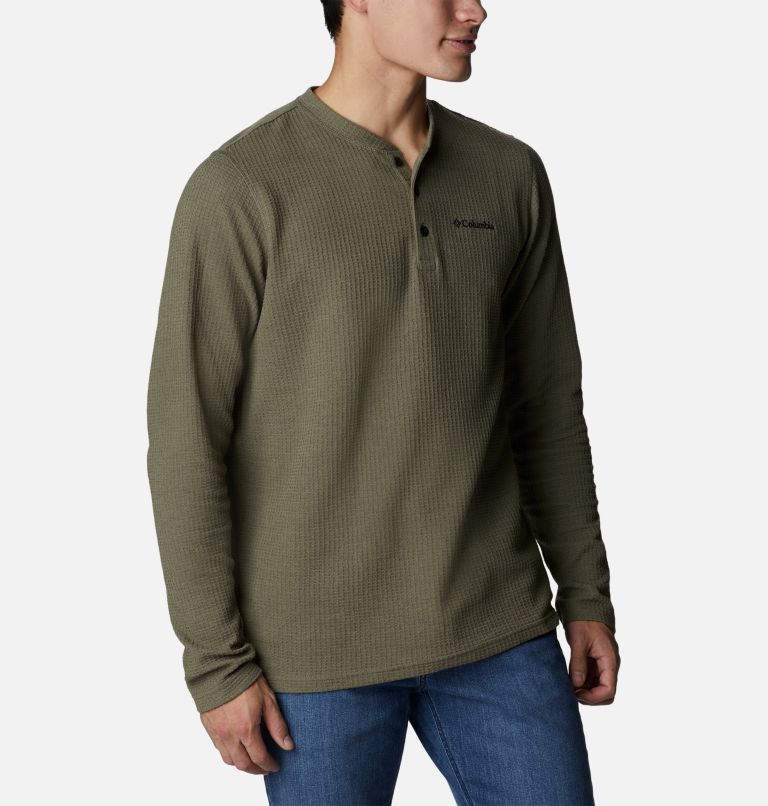 Men's Pine Peak™Waffle Long Sleeve Henley - Tall