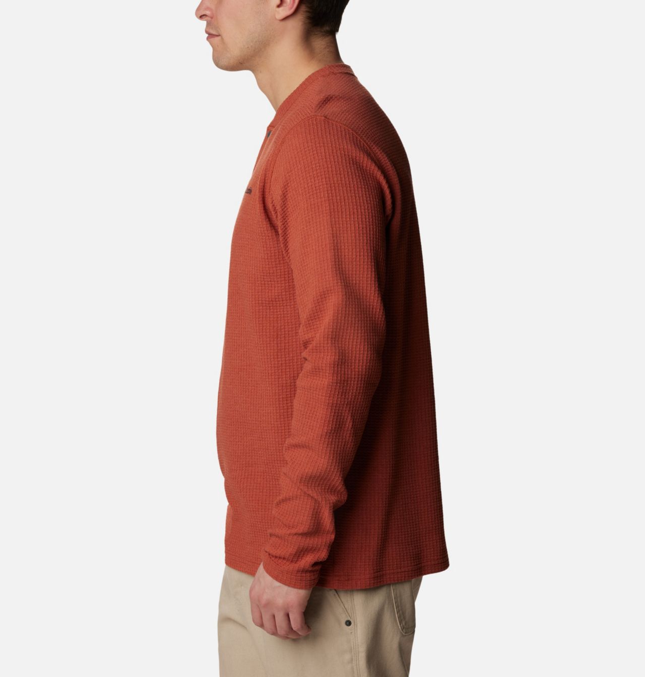 Pine Peak™ Waffle Long Sleeve Henley | 849 | 4XT 3