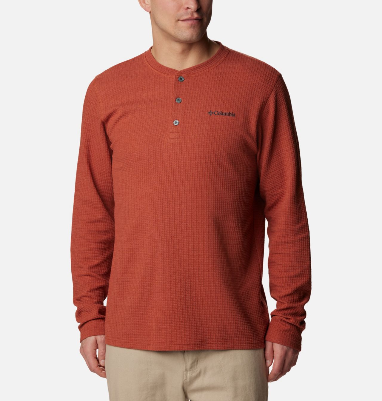 Pine Peak™ Waffle Long Sleeve Henley | 849 | 4XT 1