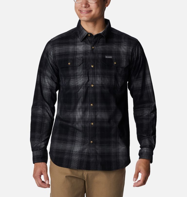 Thumbnail: Men's Flare Gun Utility Shirt, Color: Black Multi Ombre, image 1