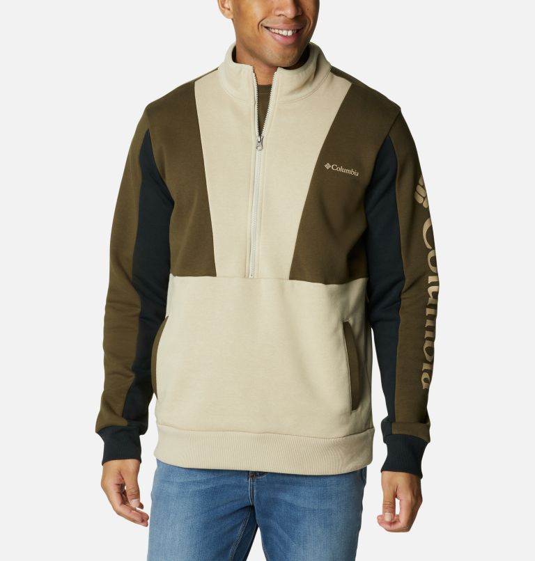 Pull demi zip discount homme