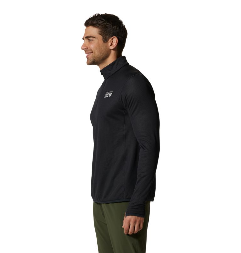 Men's AirMesh 1/2 Zip, Color: Dark Storm, image 3
