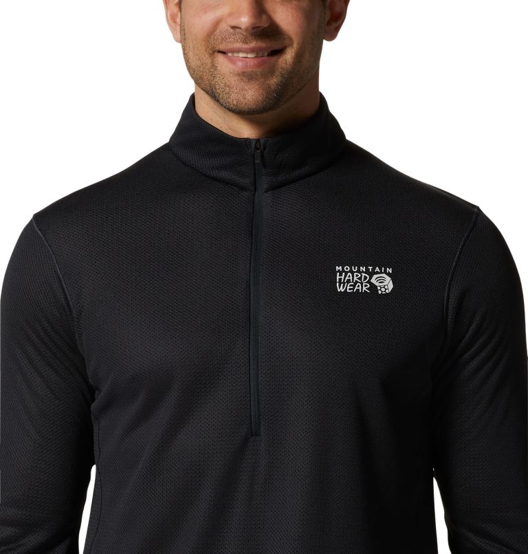 Men's AirMesh 1/2 Zip, Color: Dark Storm, image 4