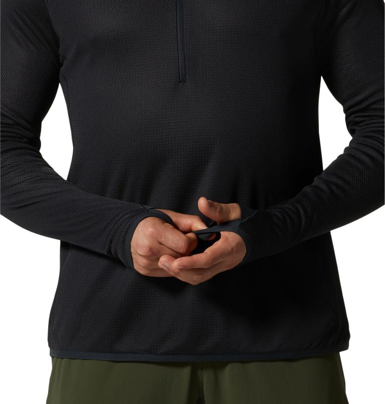 Men's AirMesh 1/2 Zip, Color: Dark Storm, image 5