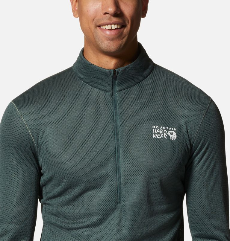 Men's AirMesh 1/2 Zip, Color: Black Spruce, image 4