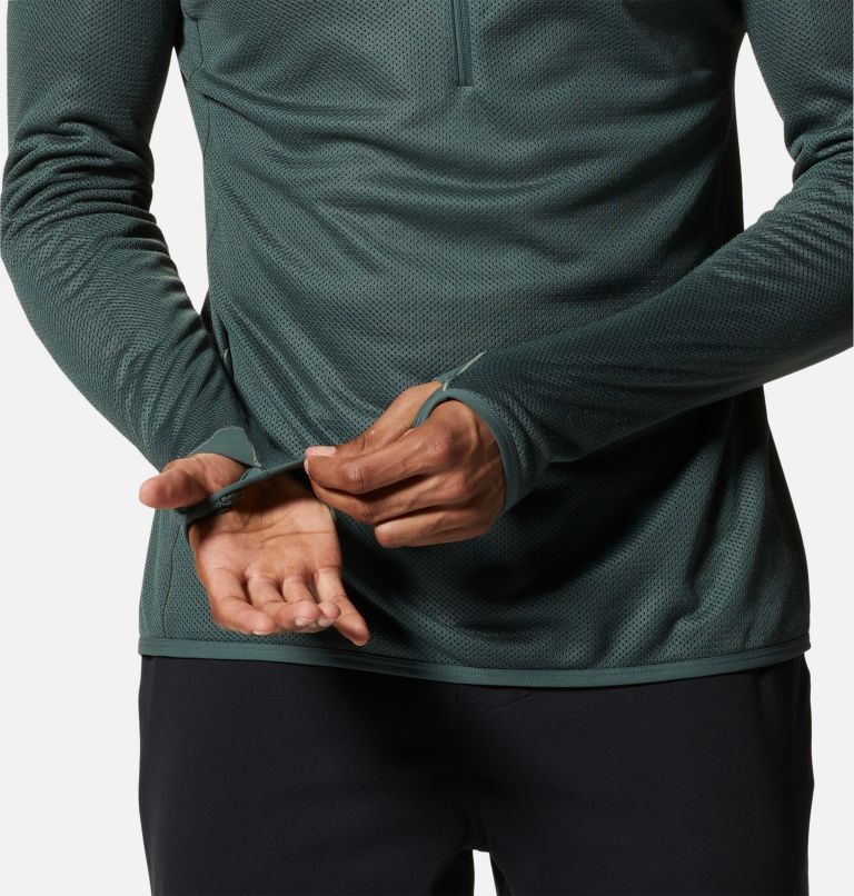 Men's AirMesh 1/2 Zip, Color: Black Spruce, image 5