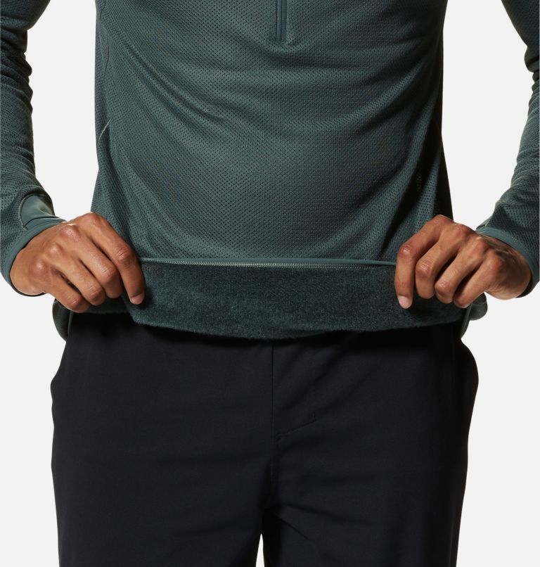 Men's AirMesh 1/2 Zip, Color: Black Spruce, image 6